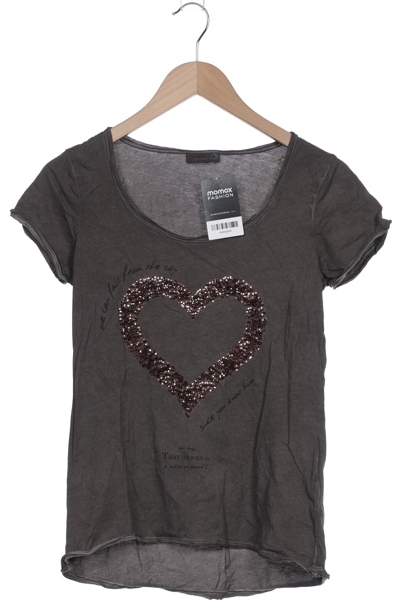 

Street One Damen T-Shirt, grau, Gr. 36