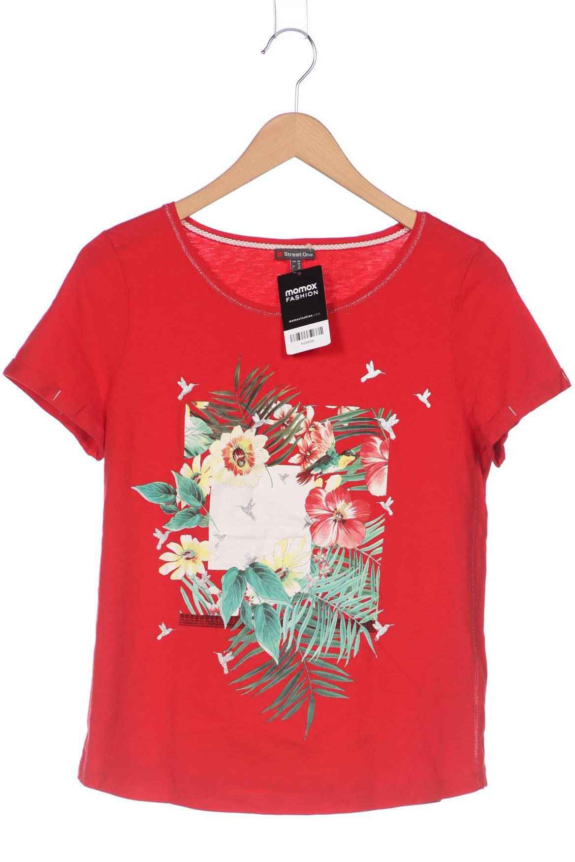 

Street One Damen T-Shirt, rot, Gr. 38
