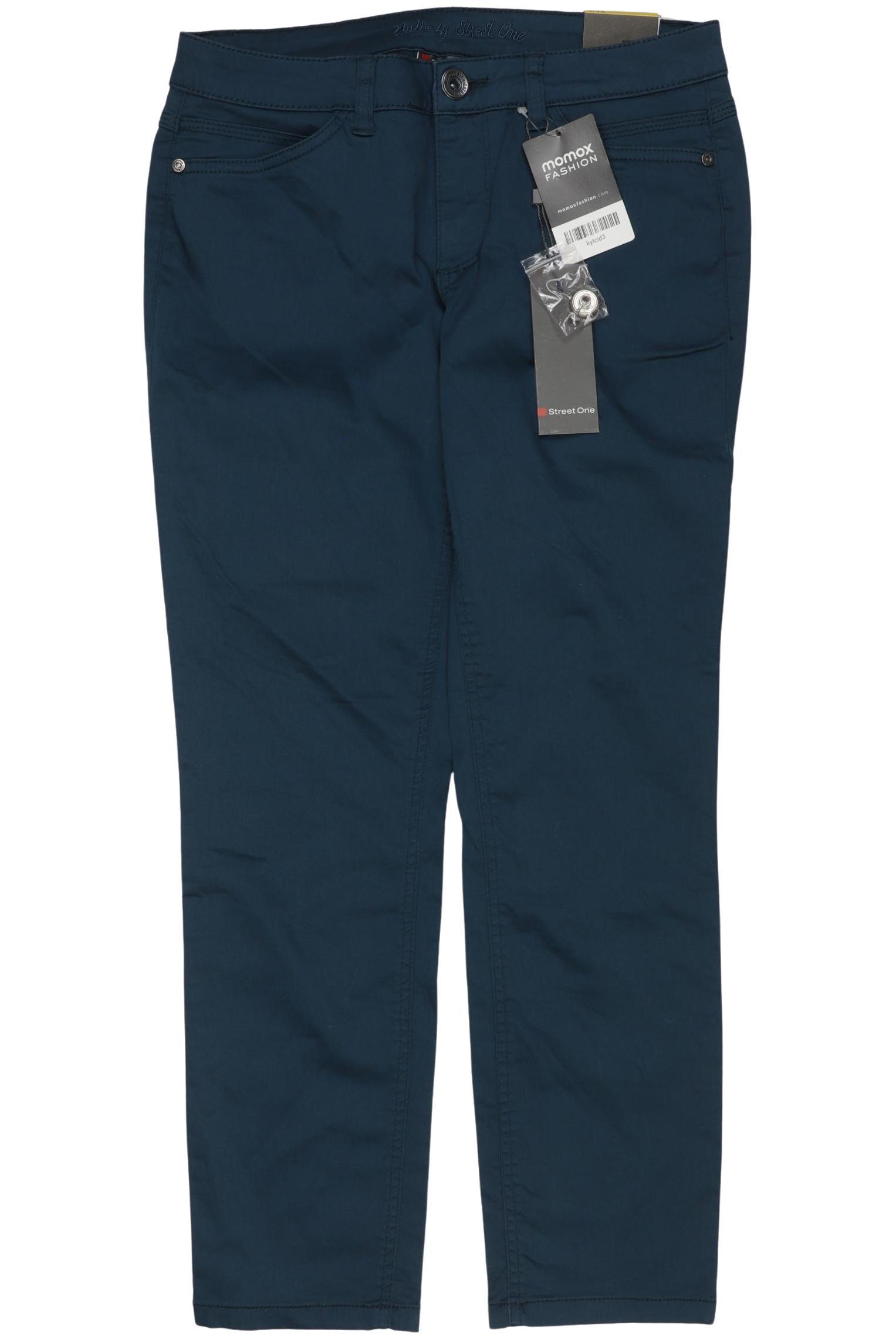 

Street One Damen Stoffhose, marineblau, Gr. 36