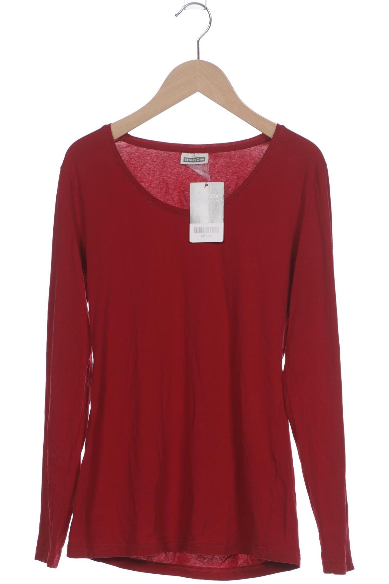 

Street One Damen Langarmshirt, rot, Gr. 38