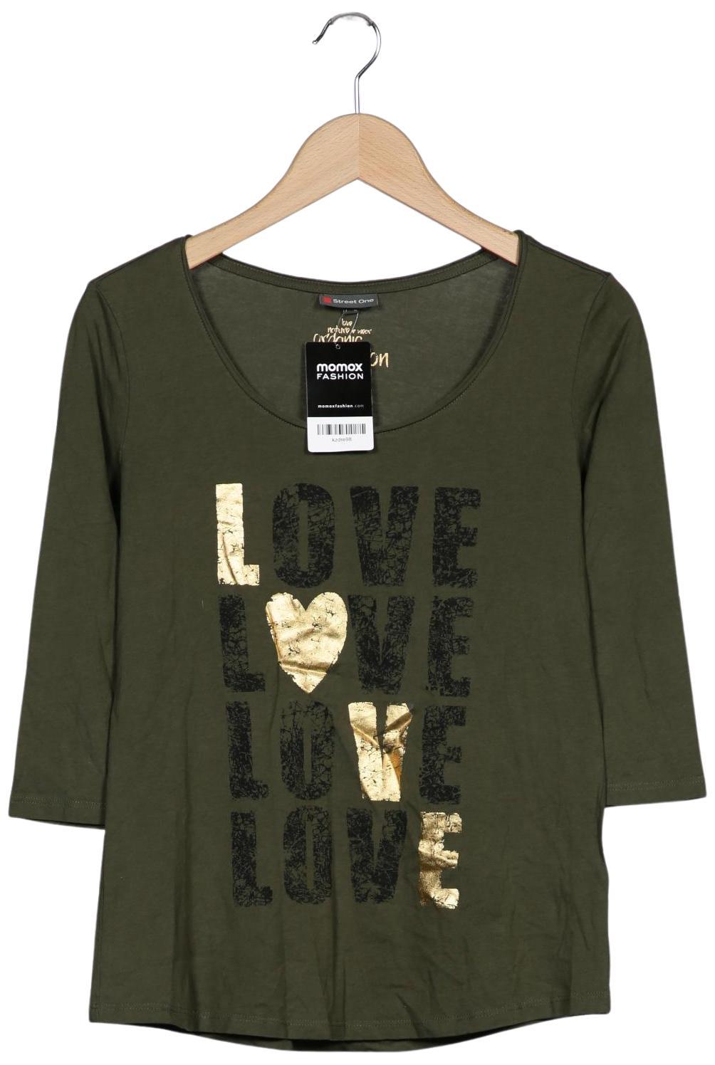 

Street One Damen Langarmshirt, grün, Gr. 38