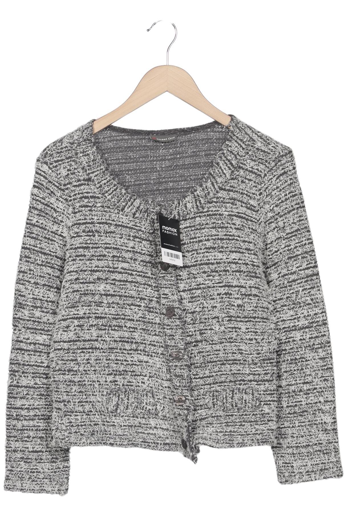 

Street One Damen Strickjacke, grau, Gr. 42