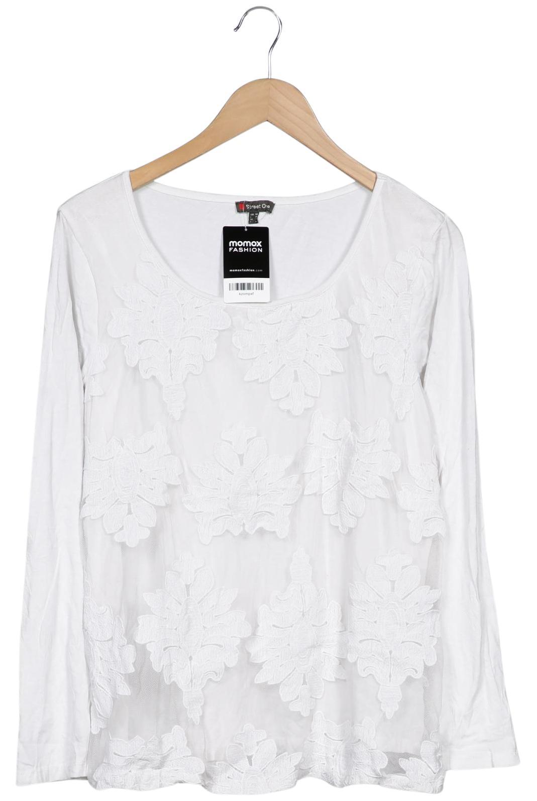 

Street One Damen Langarmshirt, weiß, Gr. 40