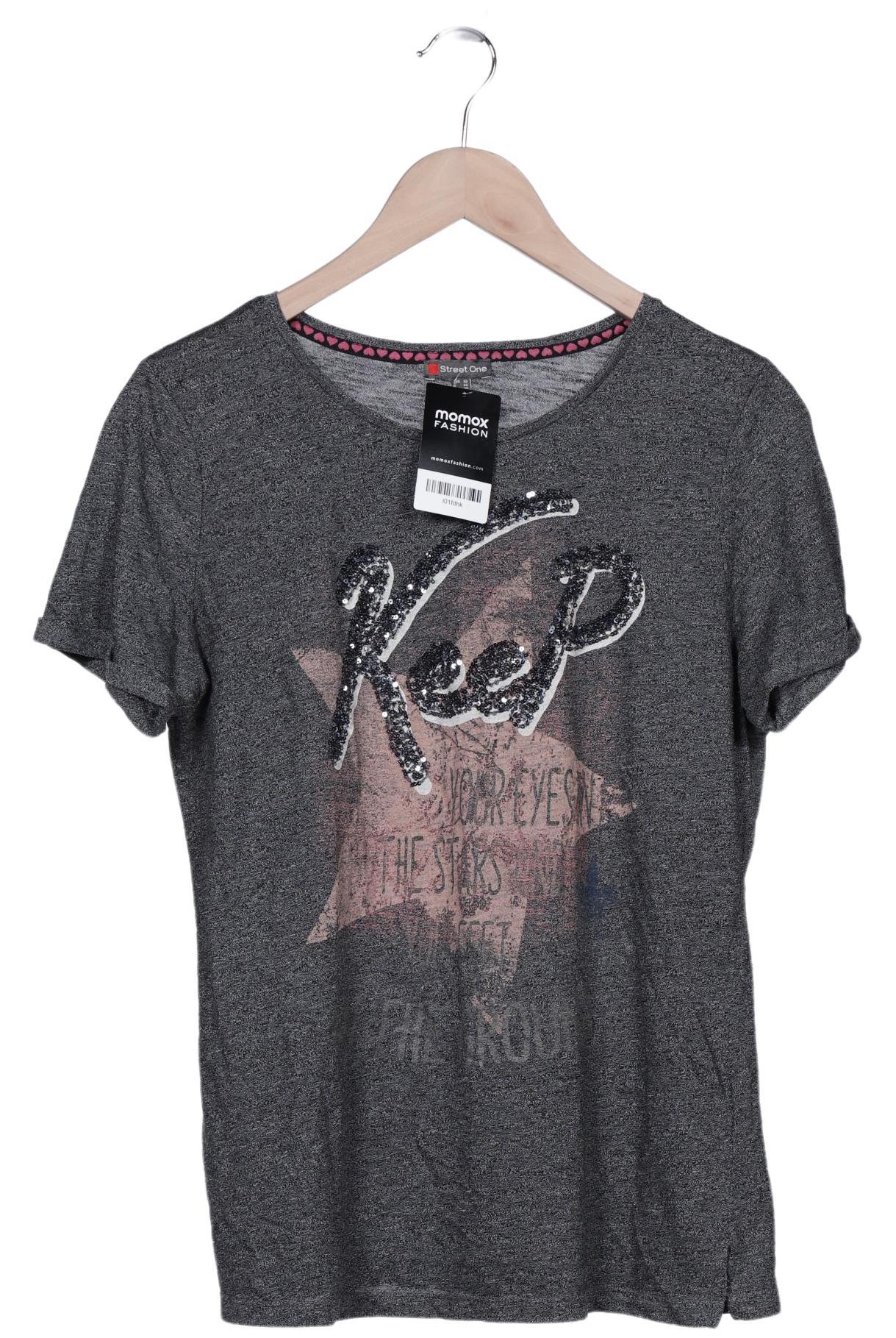 

Street One Damen T-Shirt, grau, Gr. 40
