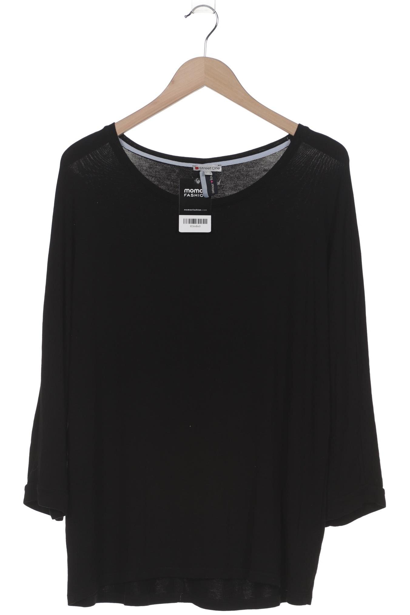 

Street One Damen Langarmshirt, schwarz, Gr. 44