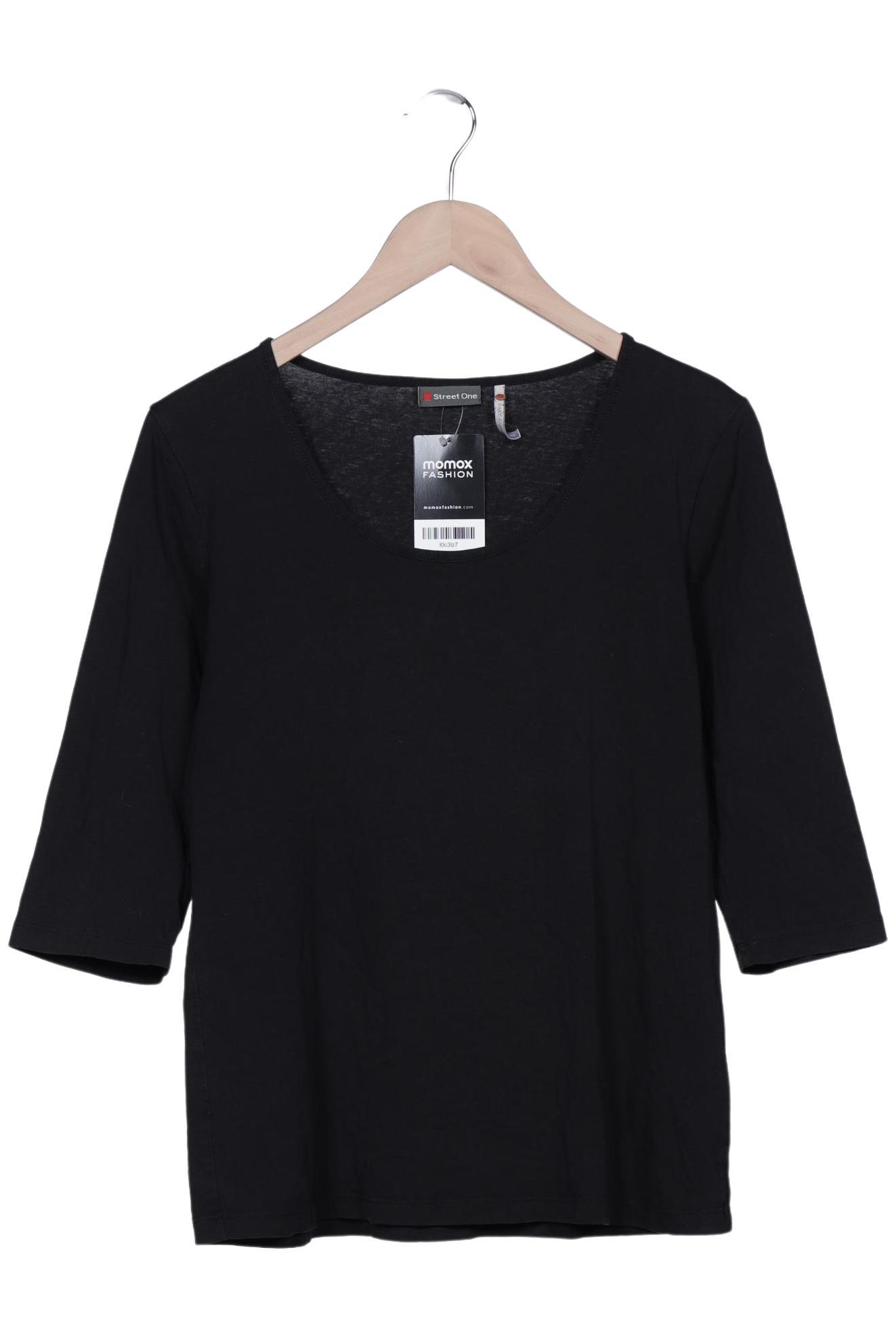 

Street One Damen T-Shirt, schwarz, Gr. 42