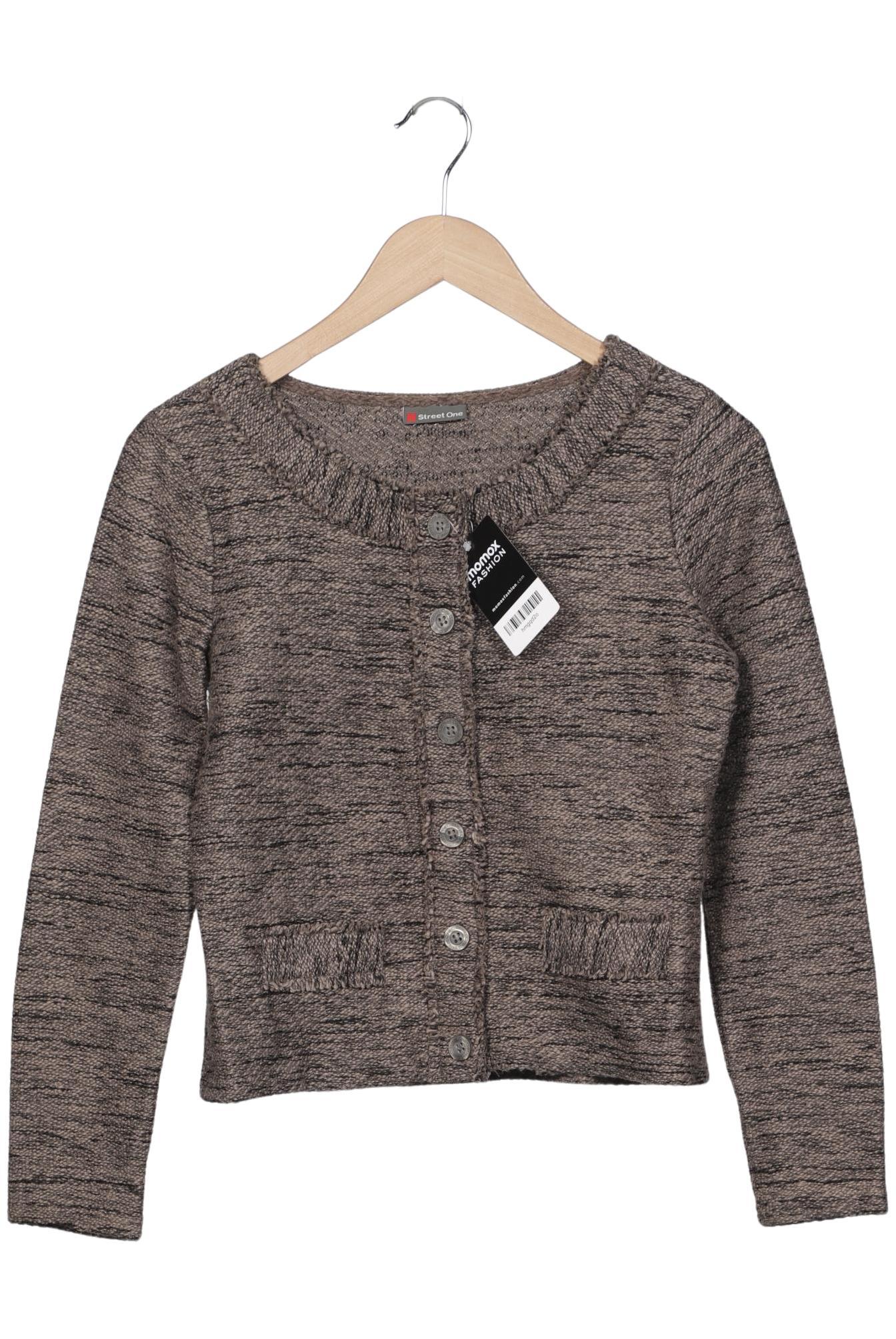 

Street One Damen Strickjacke, braun, Gr. 36