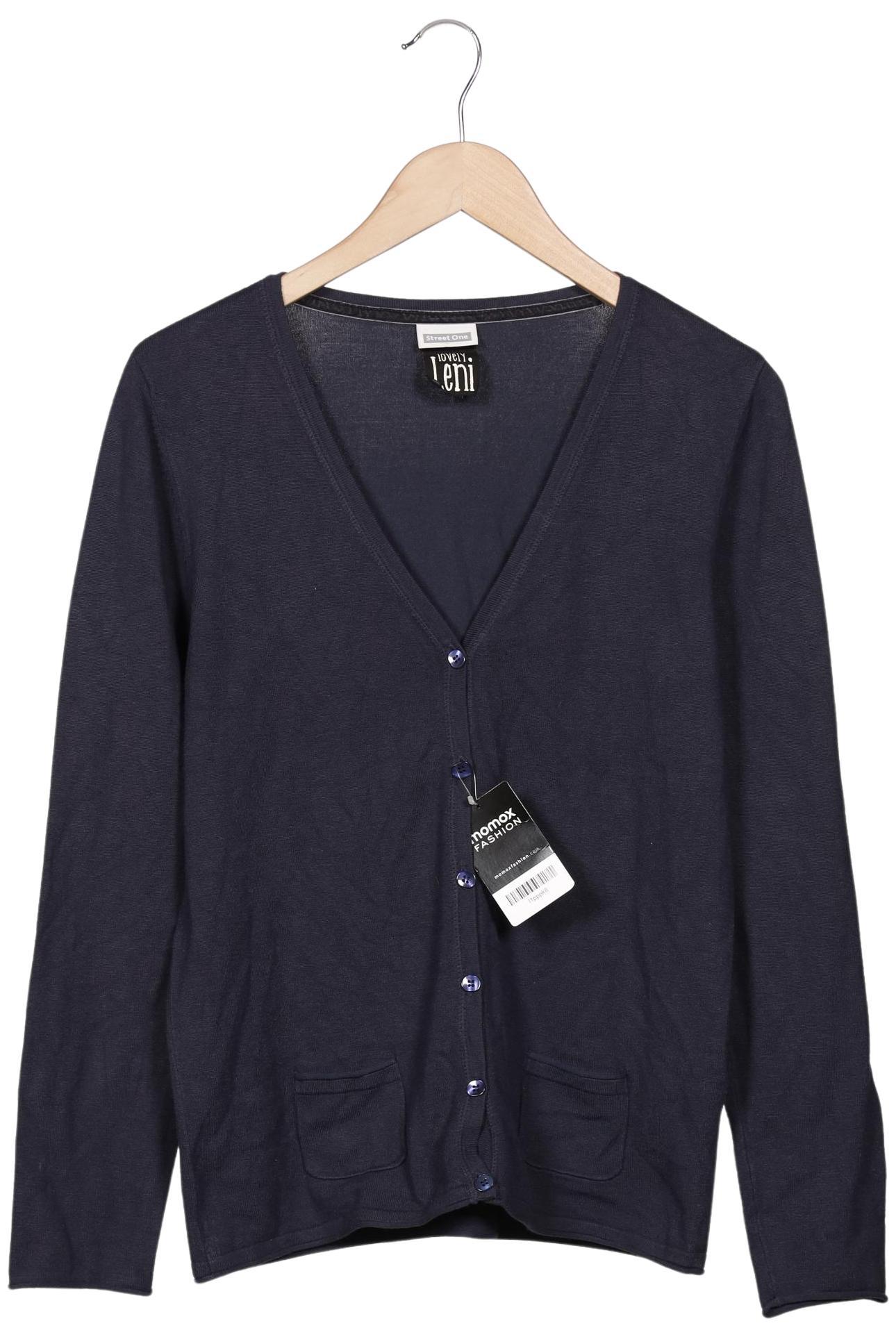 

Street One Damen Strickjacke, marineblau, Gr. 42