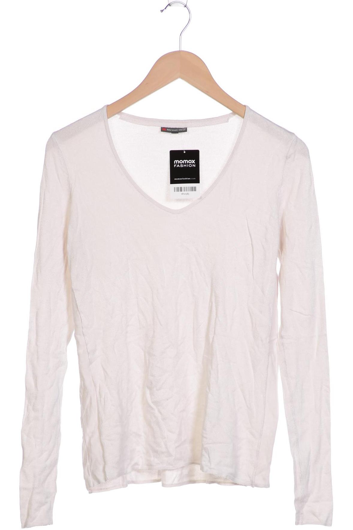 

Street One Damen Langarmshirt, cremeweiß