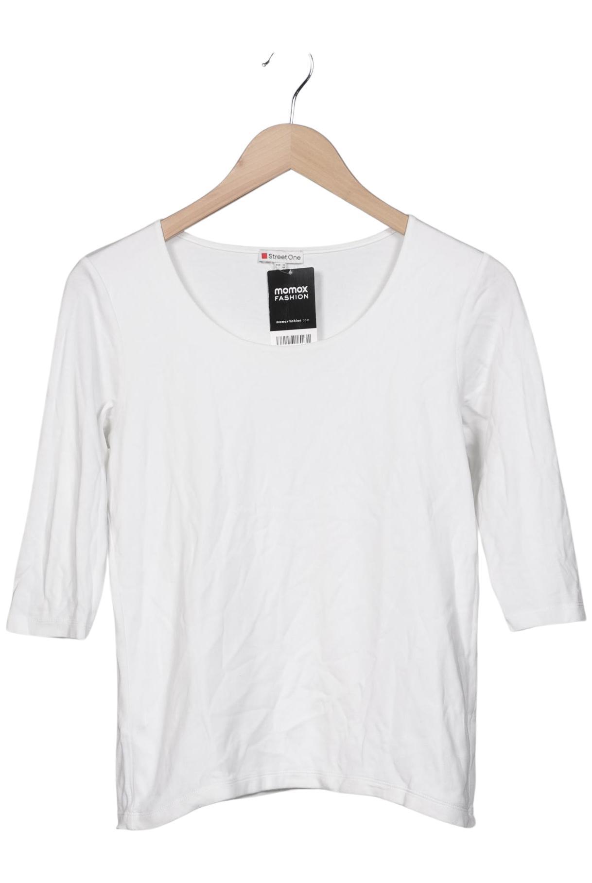 

Street One Damen Langarmshirt, weiß, Gr. 38
