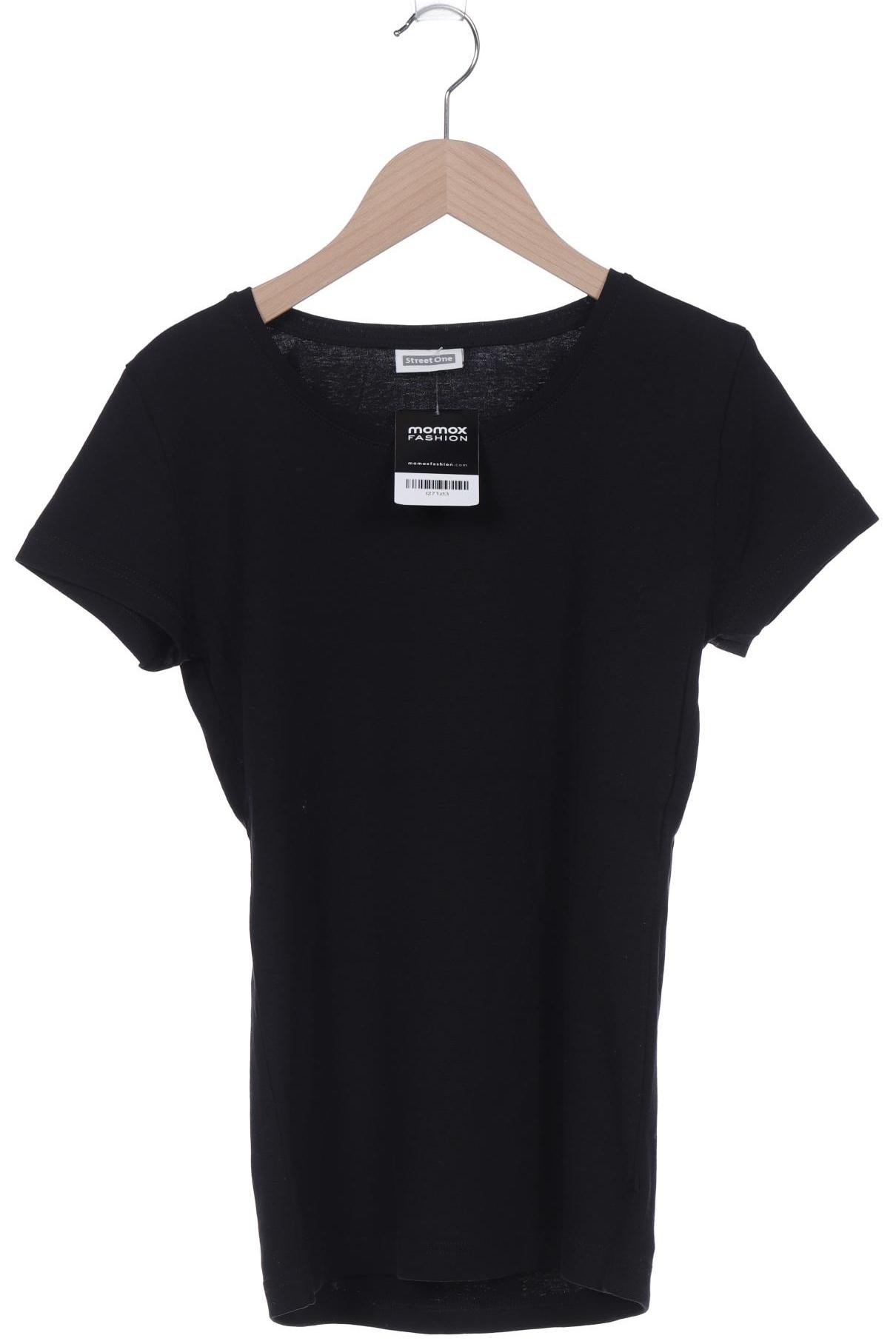 

Street One Damen T-Shirt, schwarz, Gr. 40