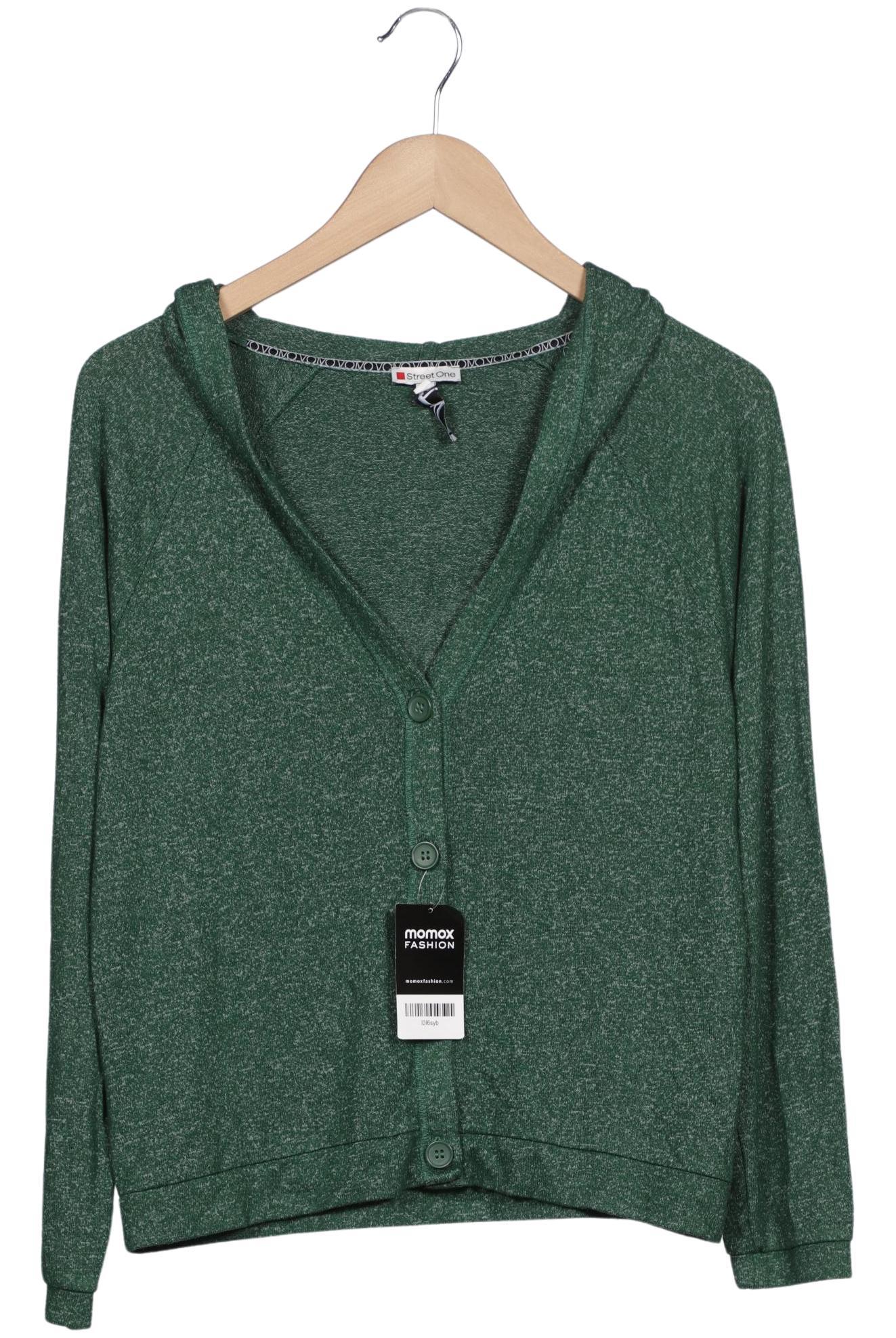 

Street One Damen Strickjacke, grün, Gr. 38