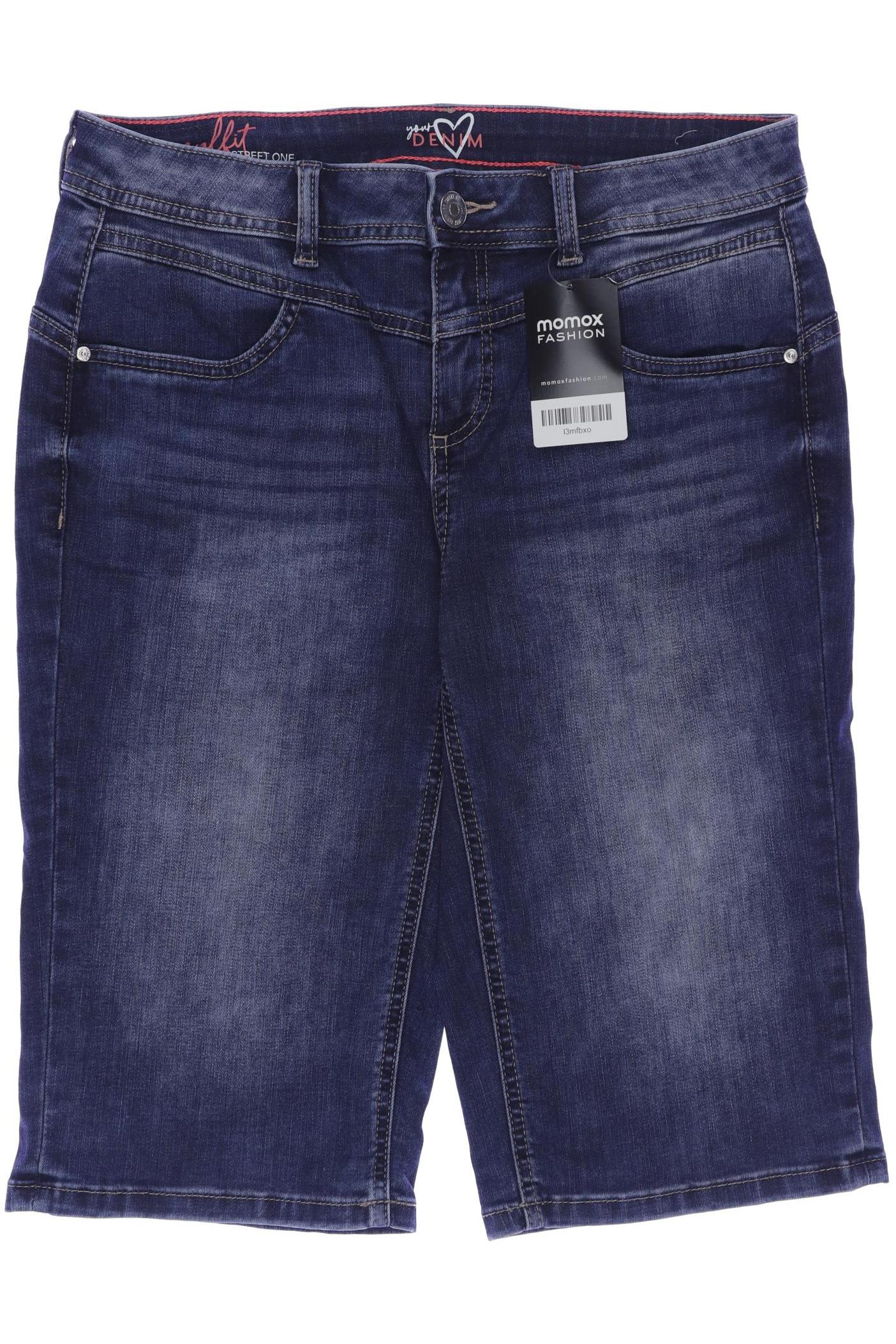 

Street One Damen Shorts, blau, Gr. 28