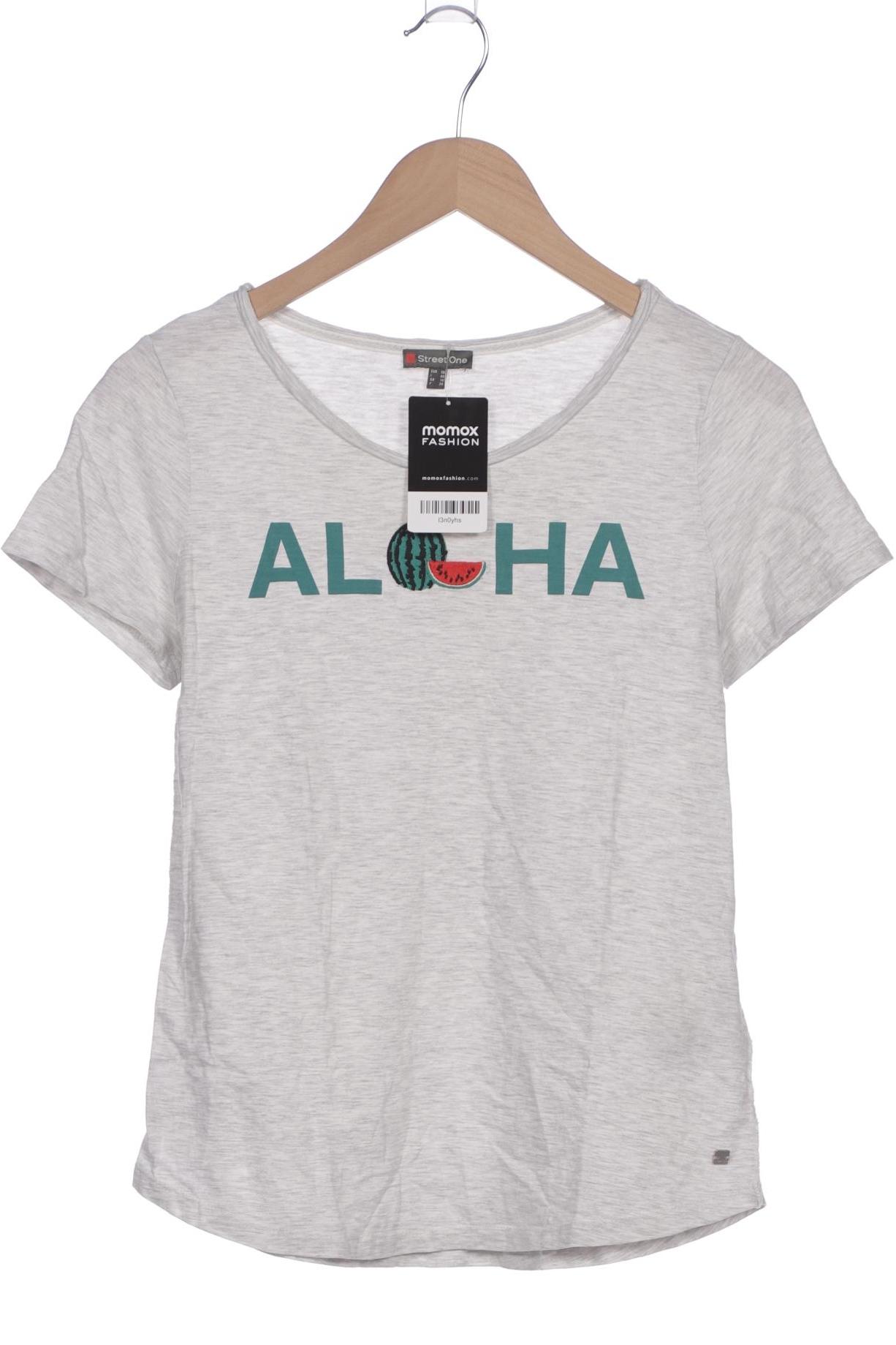 

Street One Damen T-Shirt, grau, Gr. 36
