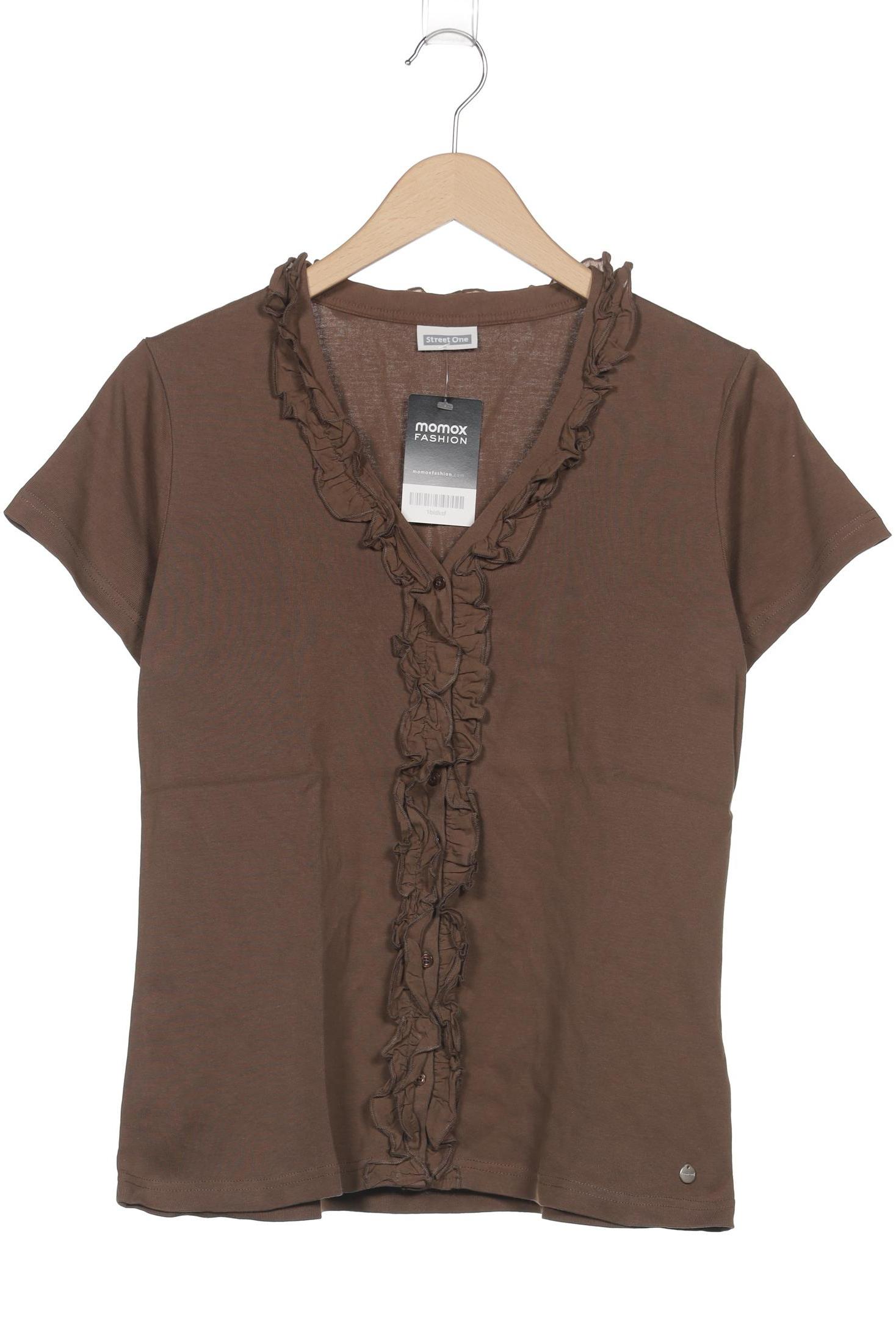 

Street One Damen T-Shirt, braun, Gr. 44