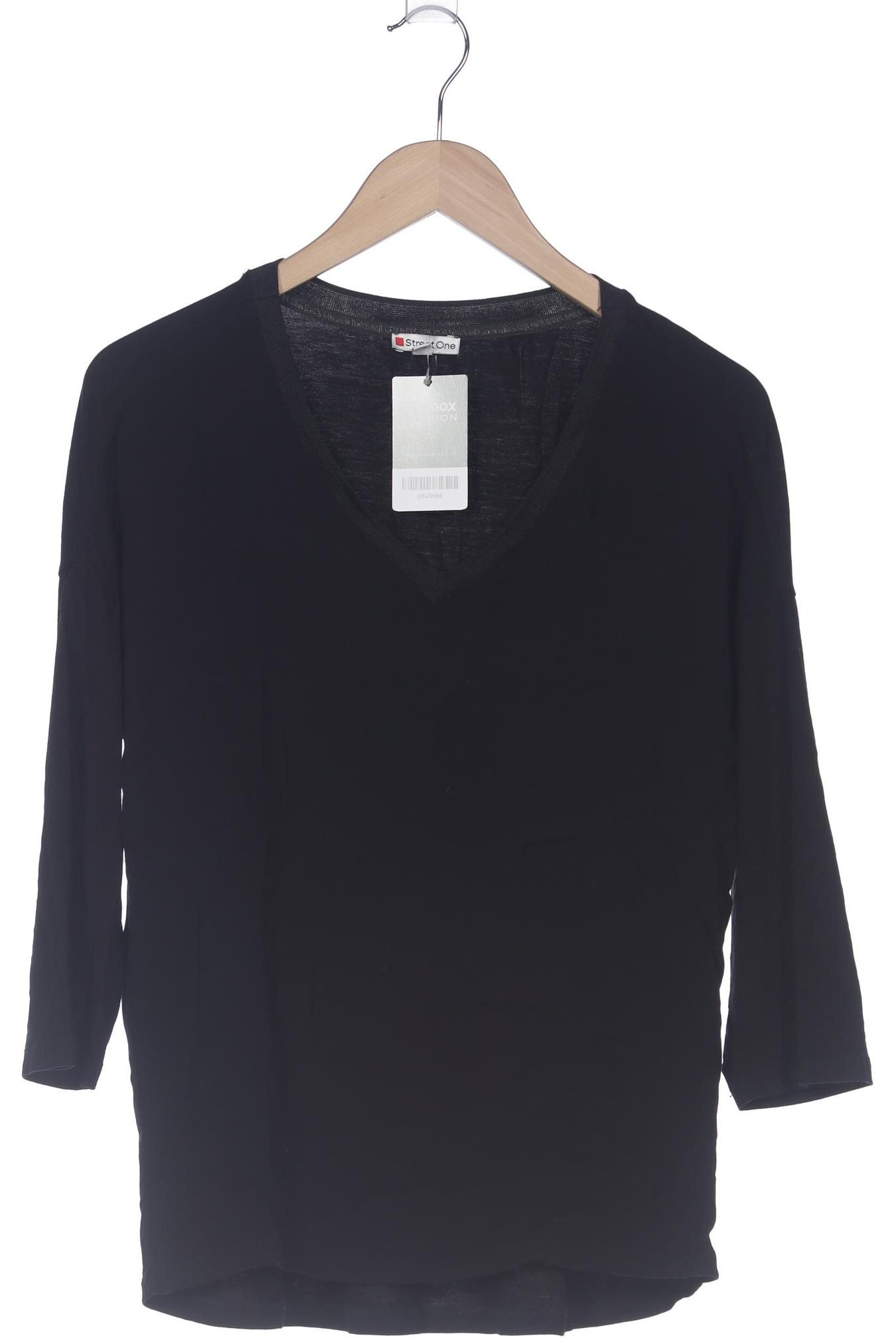 

Street One Damen Langarmshirt, schwarz, Gr. 40