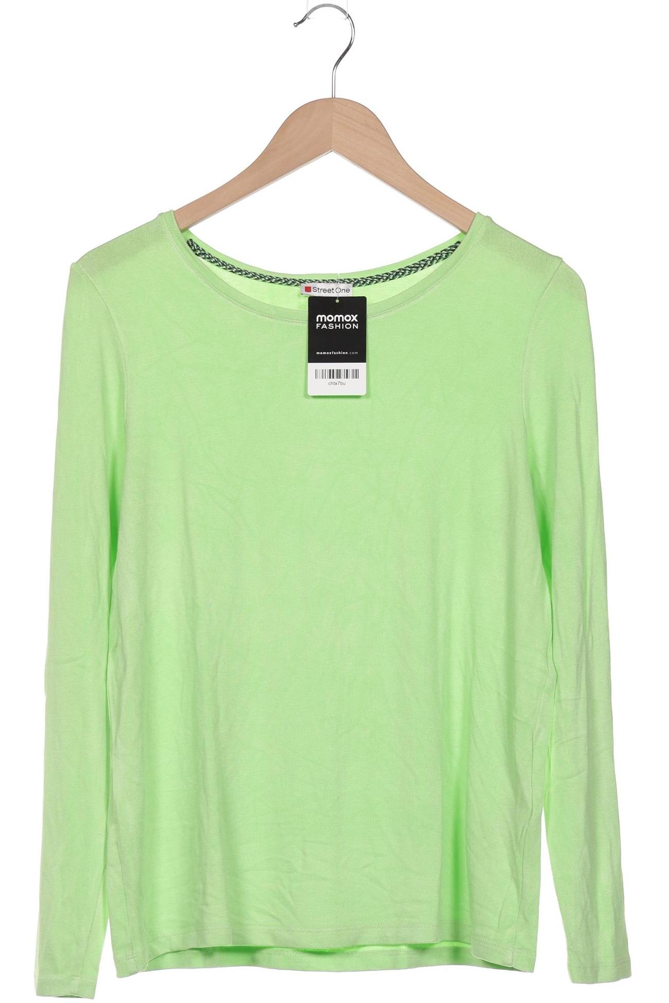 

Street One Damen Langarmshirt, hellgrün, Gr. 40