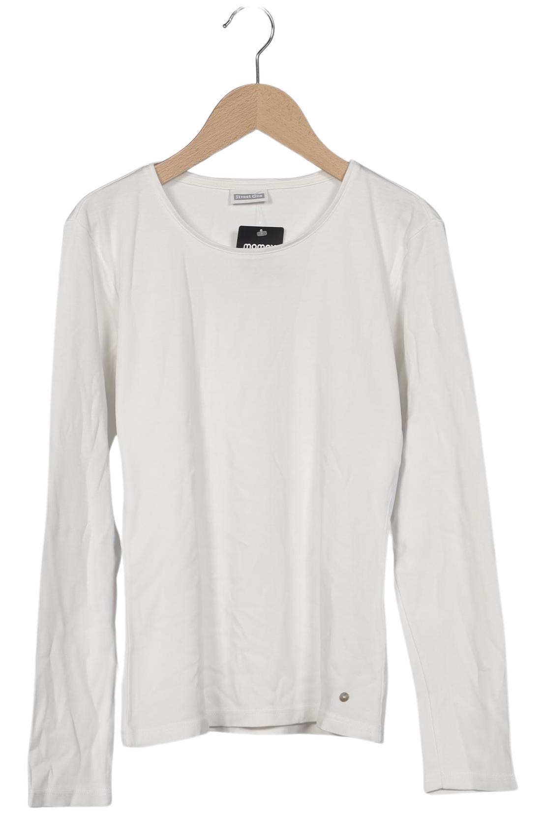 

Street One Damen Langarmshirt, weiß, Gr. 38