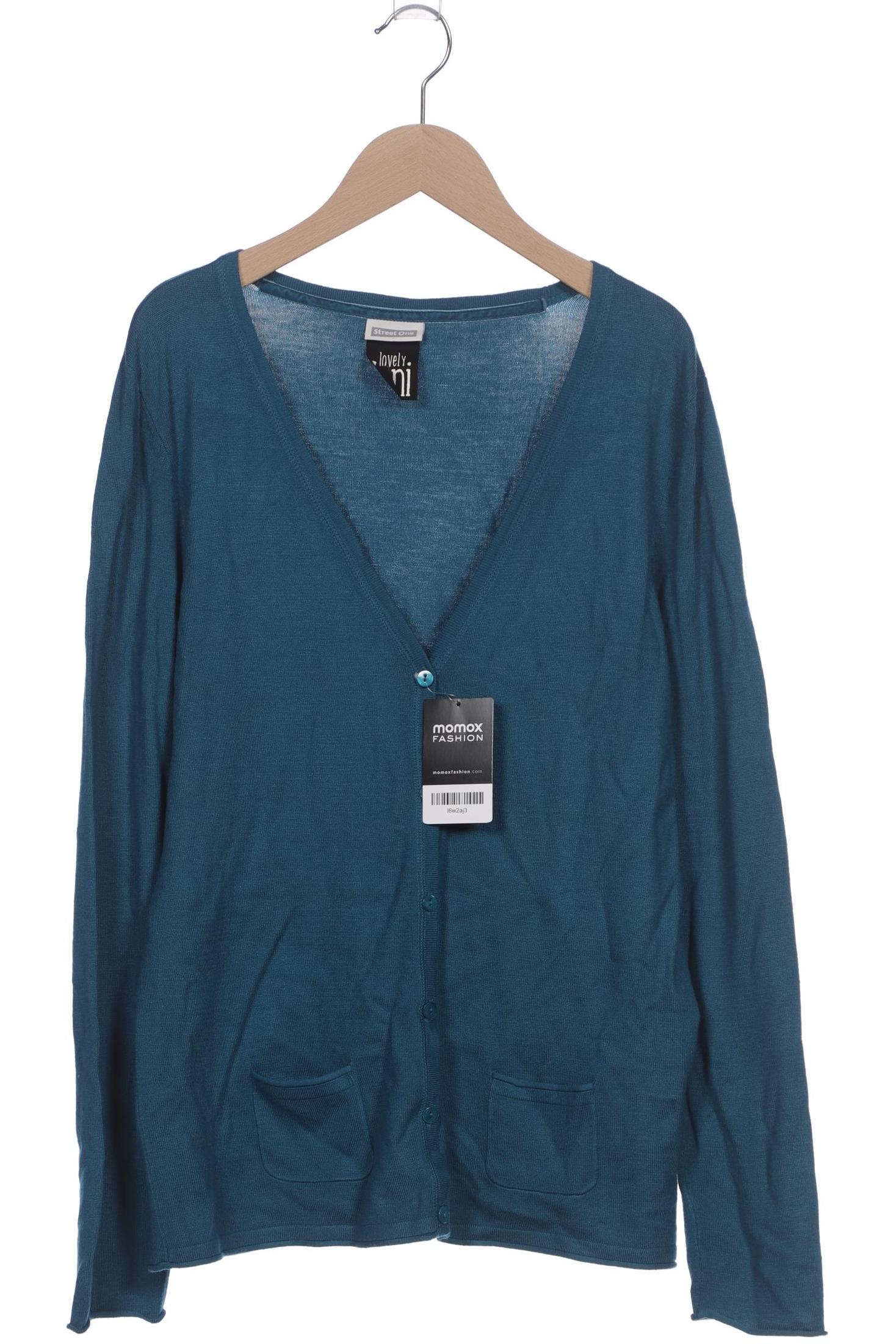 

Street One Damen Strickjacke, blau, Gr. 40