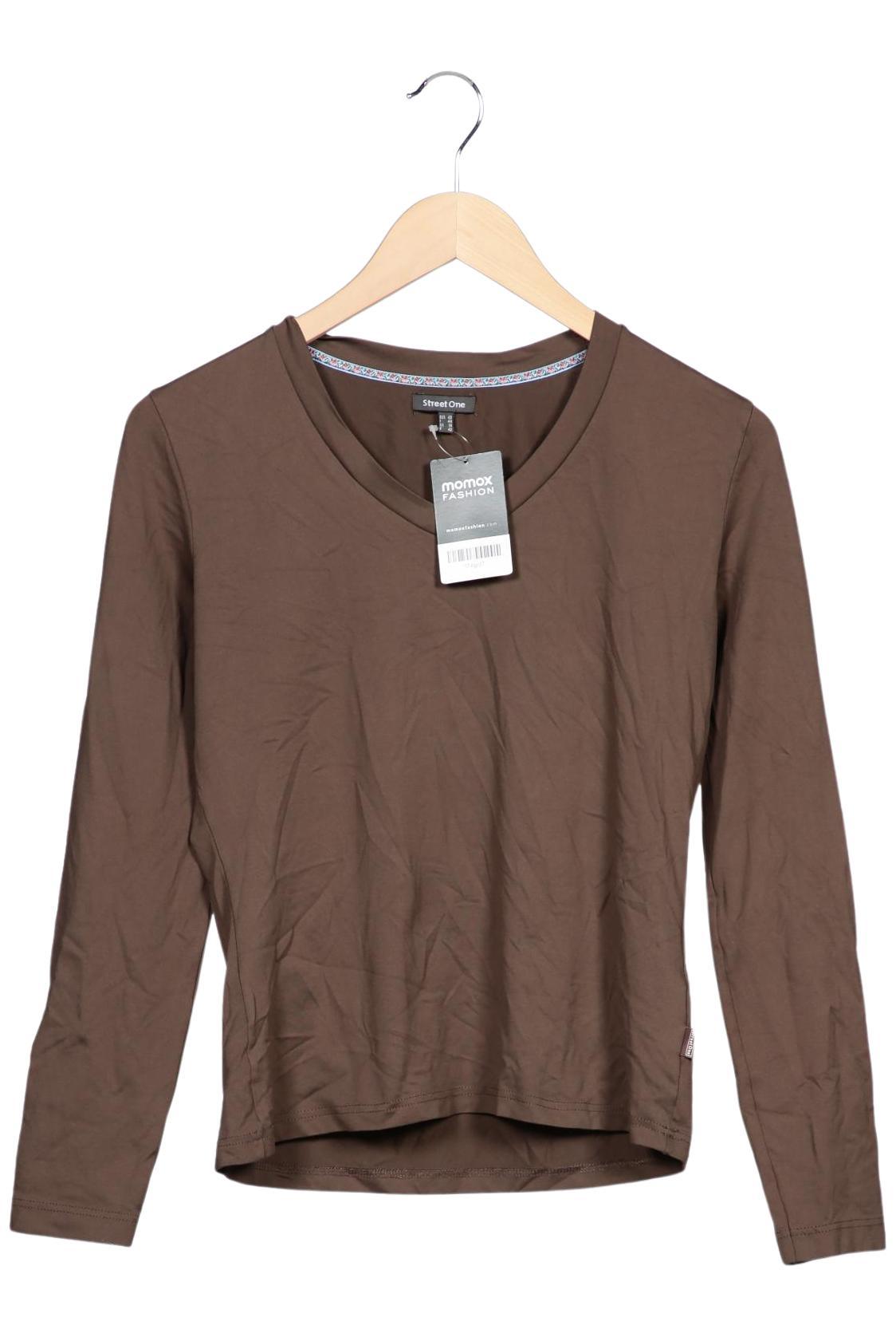 

Street One Damen Langarmshirt, braun, Gr. 40