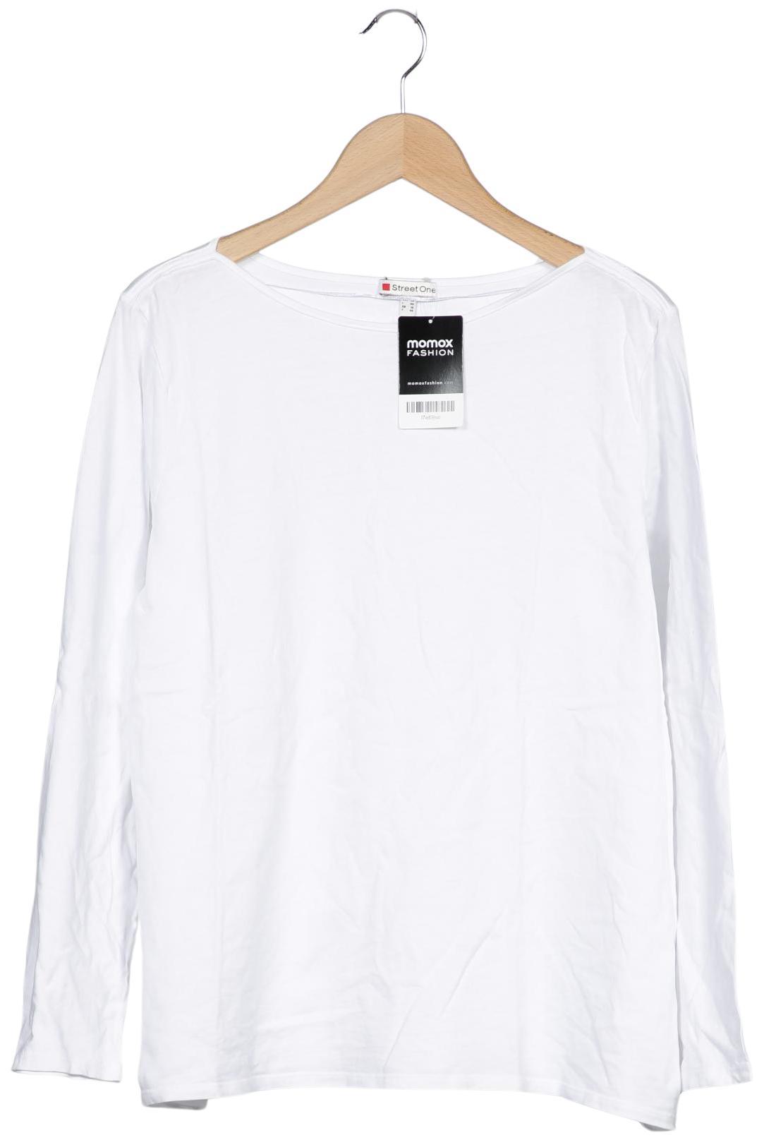 

Street One Damen Langarmshirt, weiß, Gr. 44