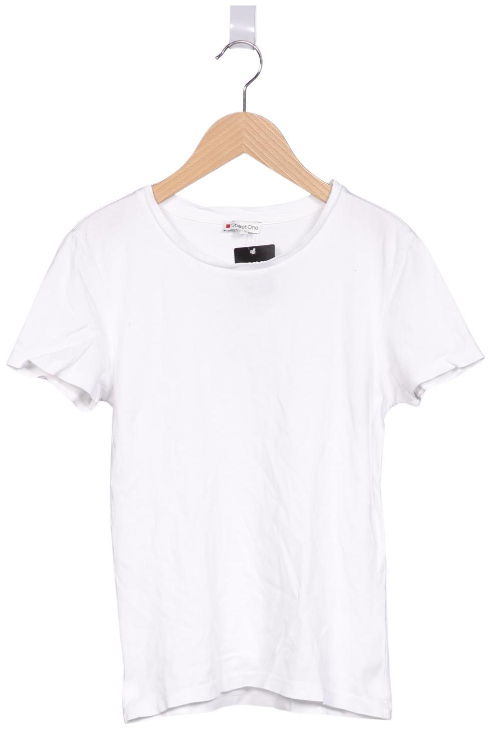 

Street One Damen T-Shirt, weiß, Gr. 34