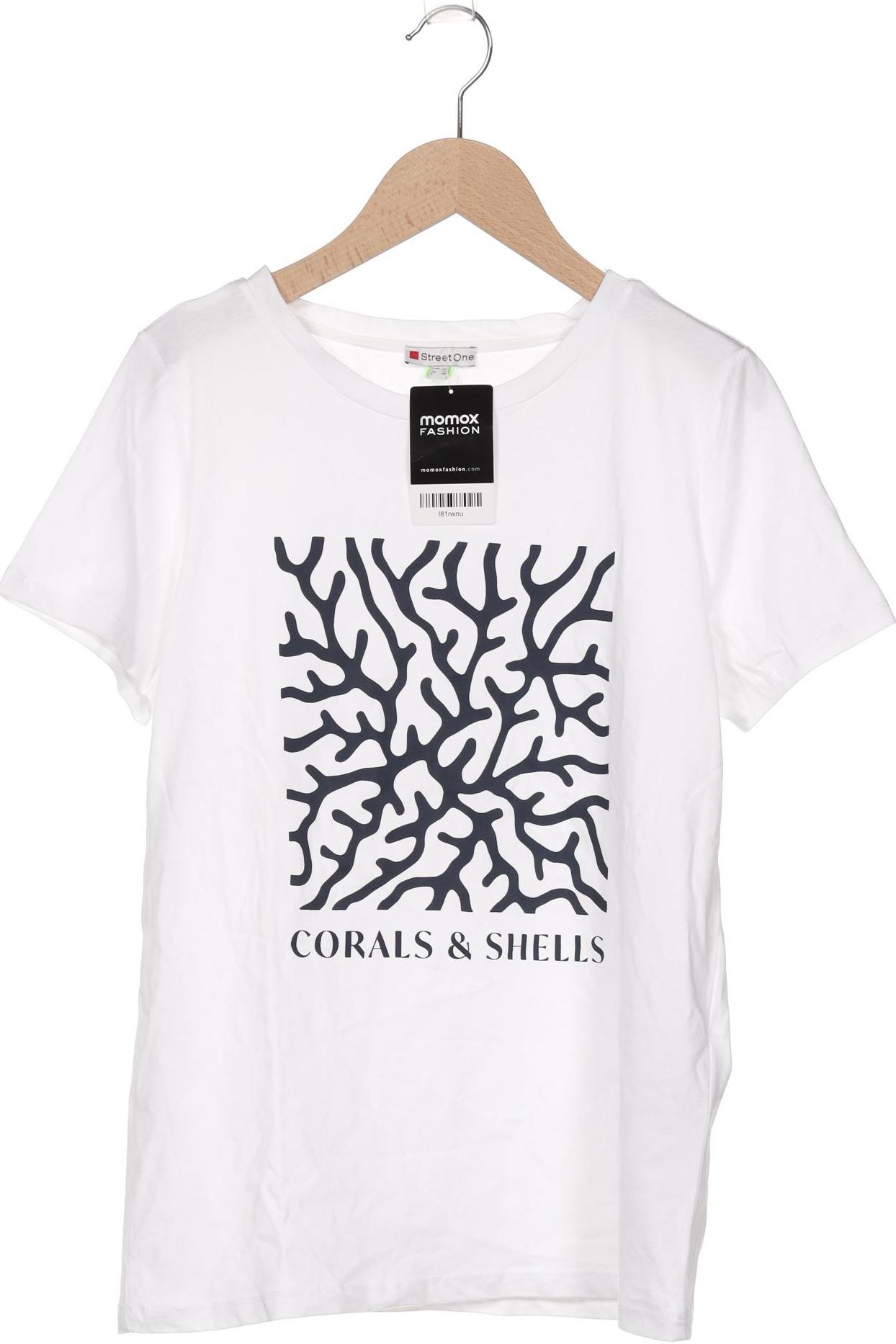 

Street One Damen T-Shirt, weiß, Gr. 36