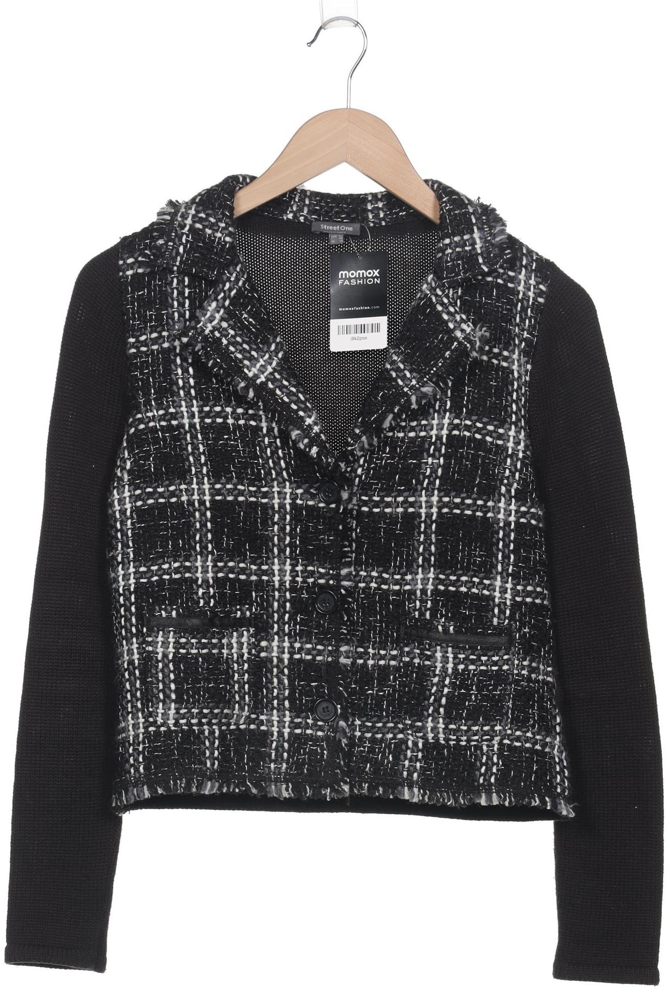 

Street One Damen Strickjacke, schwarz, Gr. 36