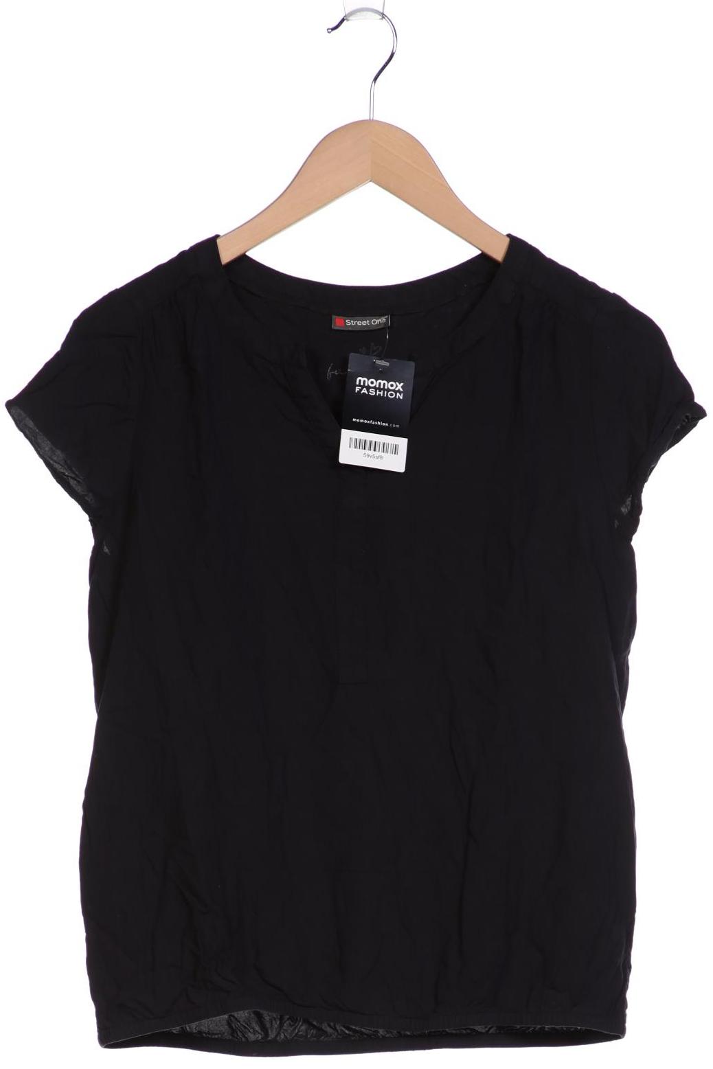 

Street One Damen T-Shirt, schwarz, Gr. 36