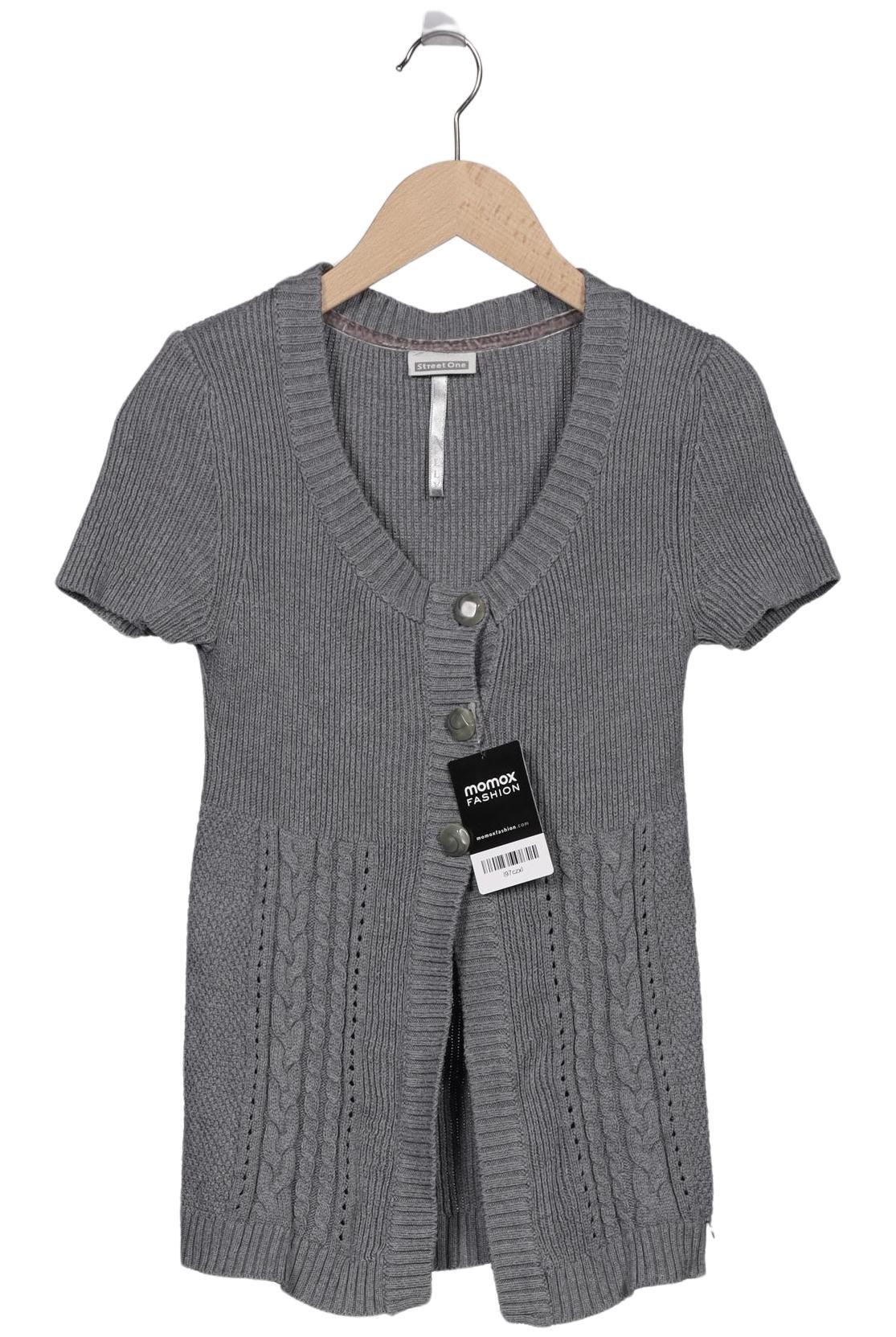 

Street One Damen Strickjacke, grau, Gr. 36
