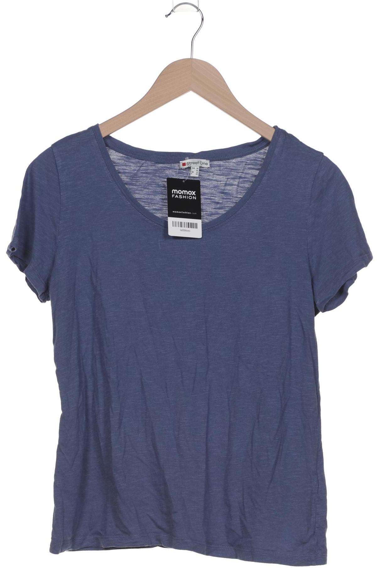 

Street One Damen T-Shirt, blau, Gr. 38