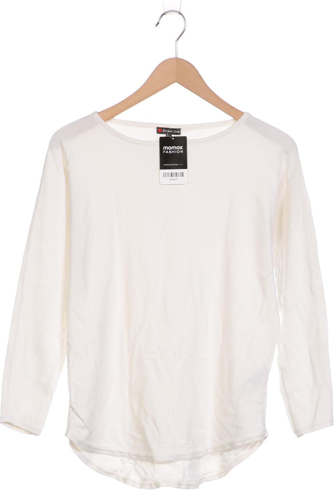 

Street One Damen Pullover, weiß, Gr. 38