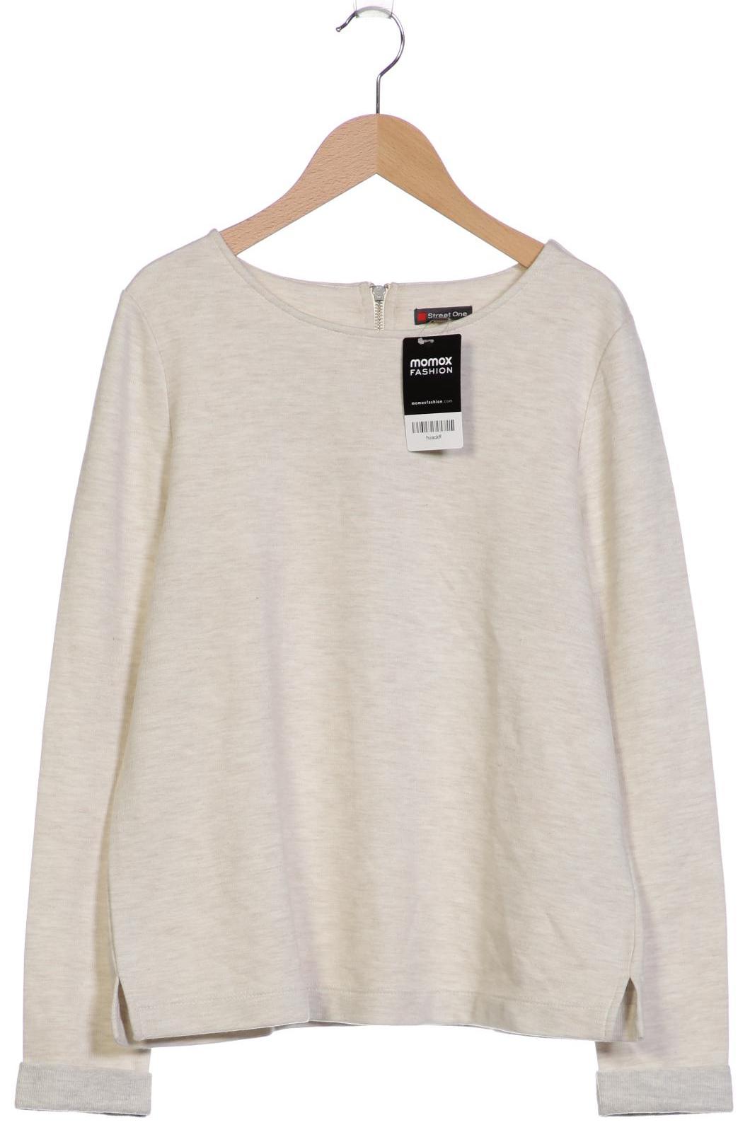

Street One Damen Sweatshirt, cremeweiß, Gr. 38
