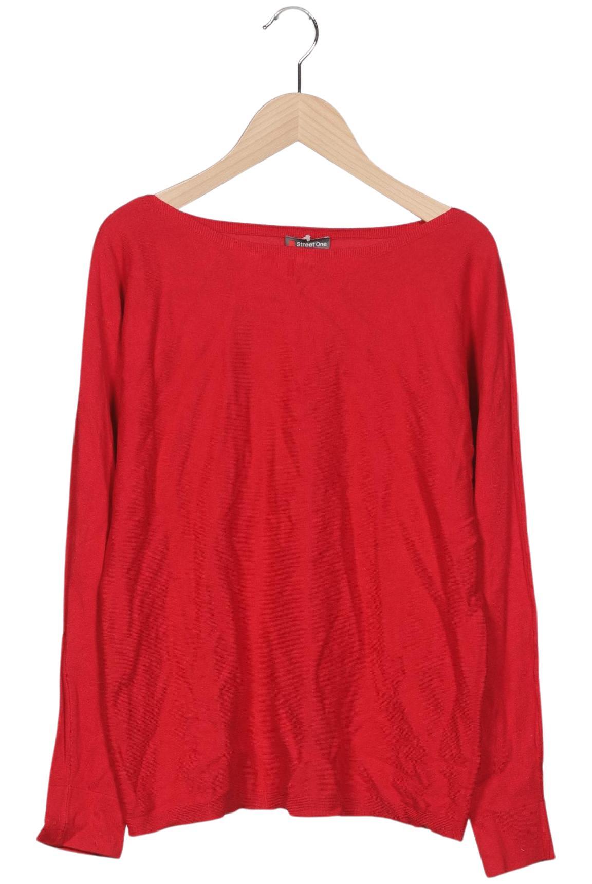 

Street One Damen Pullover, rot, Gr. 34