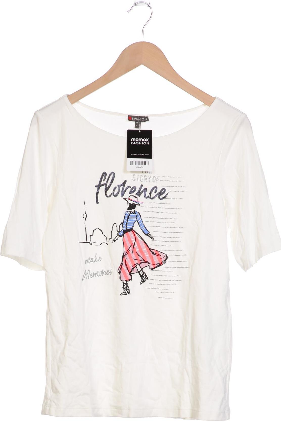 

Street One Damen T-Shirt, cremeweiß