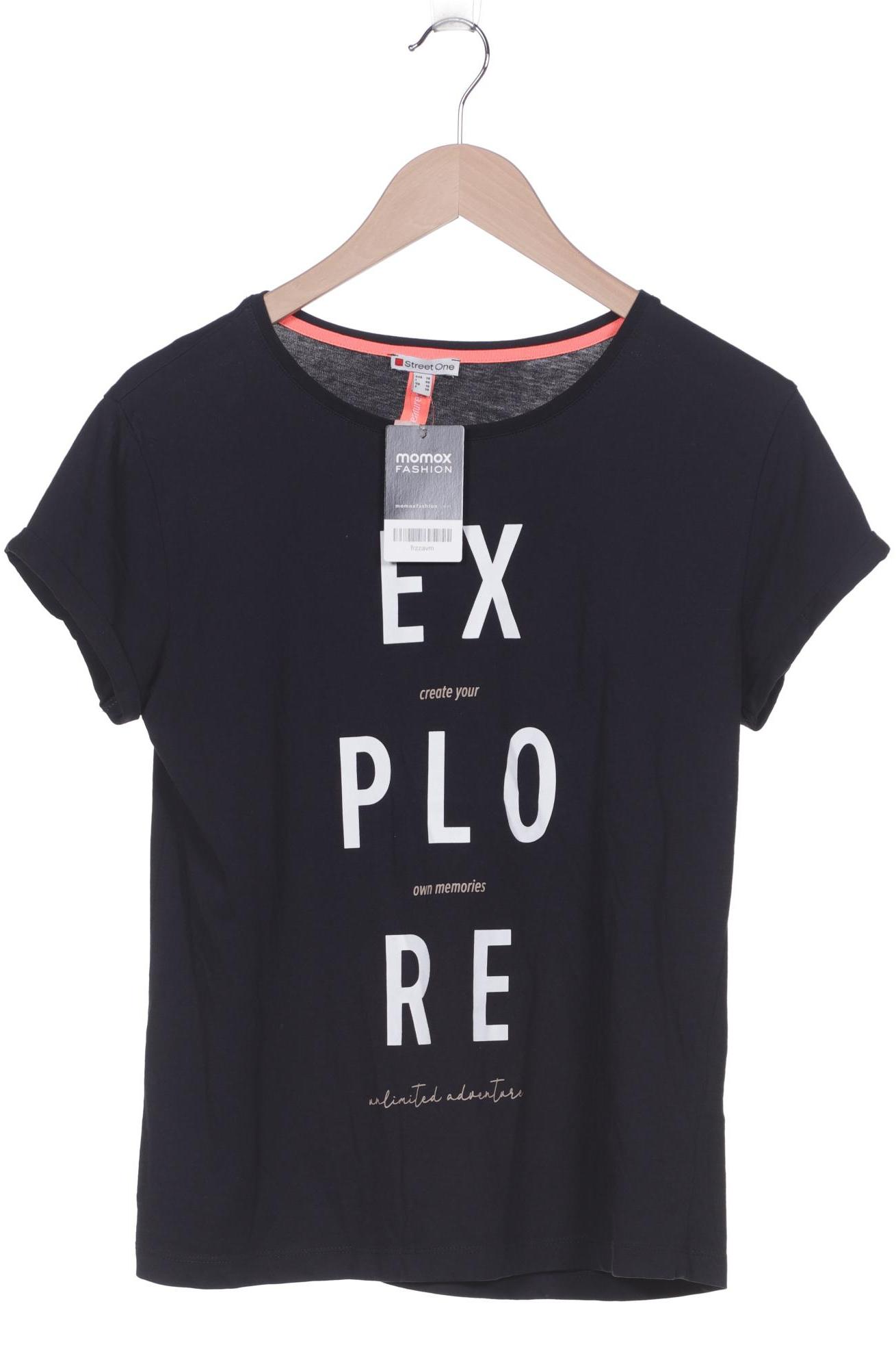 

Street One Damen T-Shirt, marineblau, Gr. 36