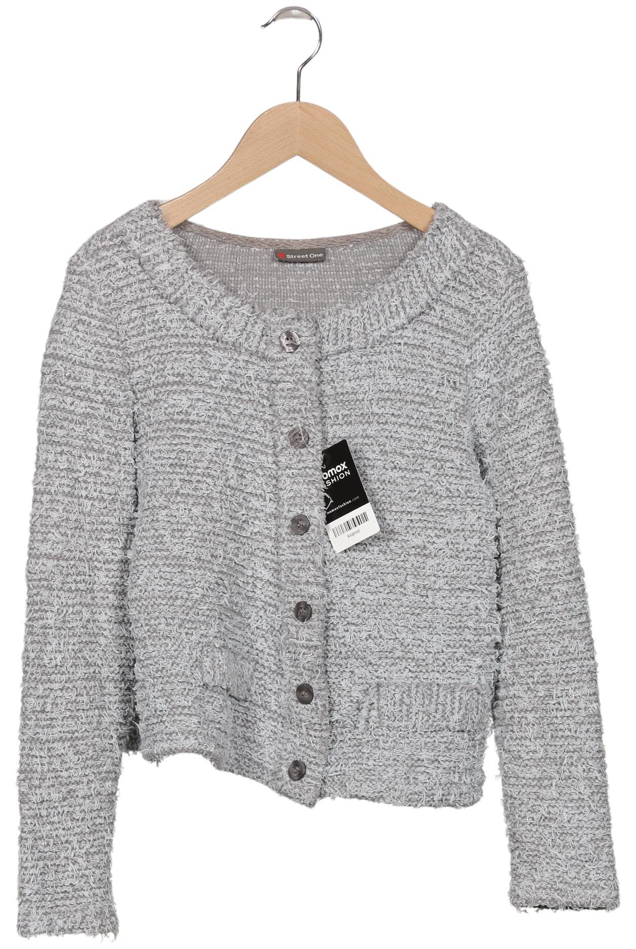 

Street One Damen Strickjacke, grau, Gr. 36