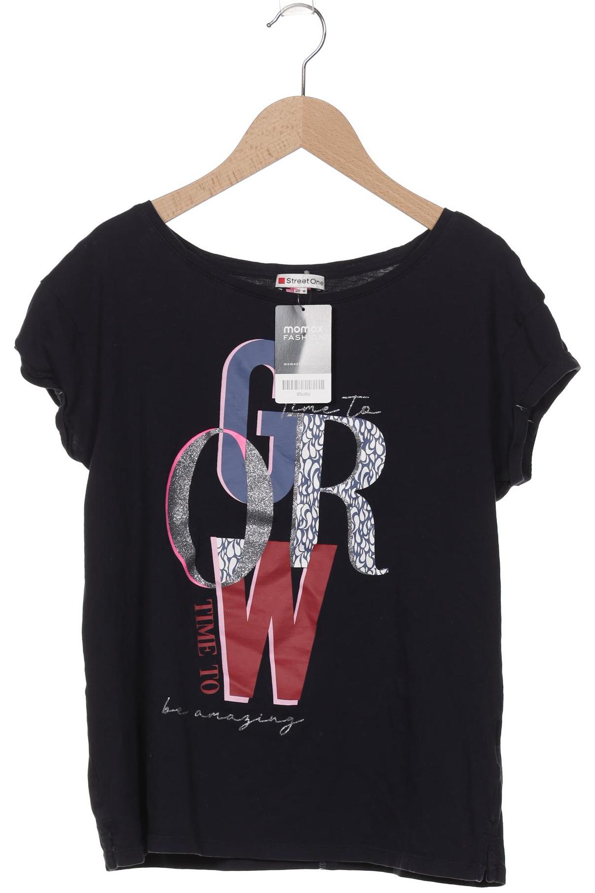 

Street One Damen T-Shirt, marineblau, Gr. 36