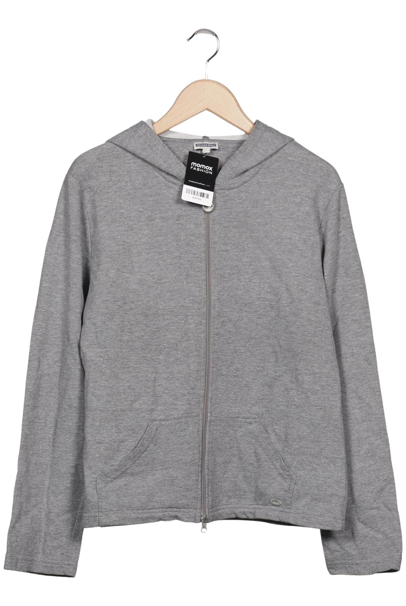 

Street One Damen Kapuzenpullover, grau, Gr. 44