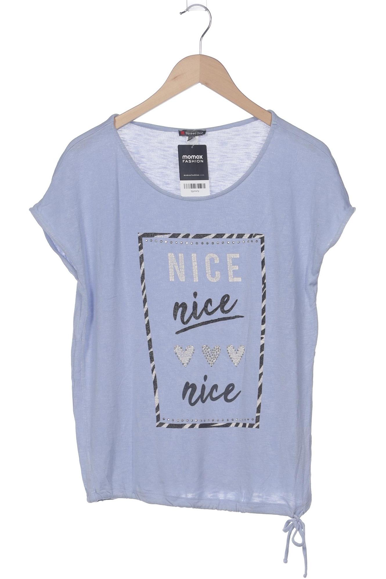 

Street One Damen T-Shirt, blau, Gr. 38