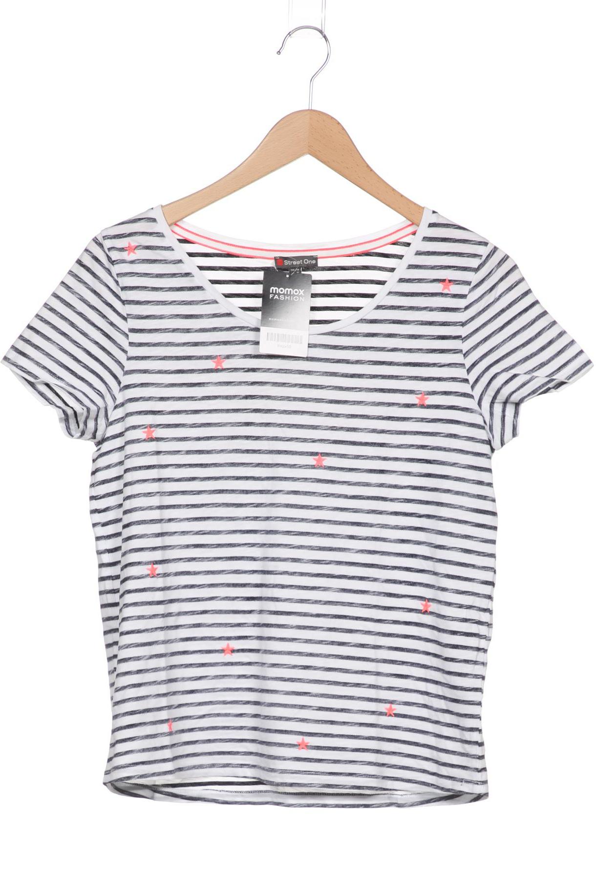 

Street One Damen T-Shirt, weiß, Gr. 38