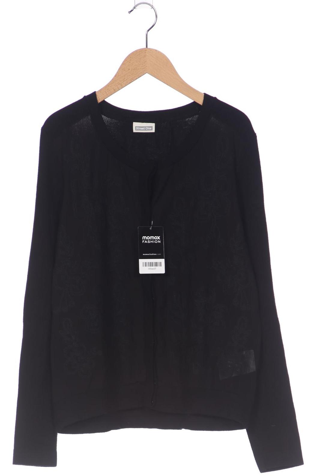 

Street One Damen Strickjacke, schwarz, Gr. 38