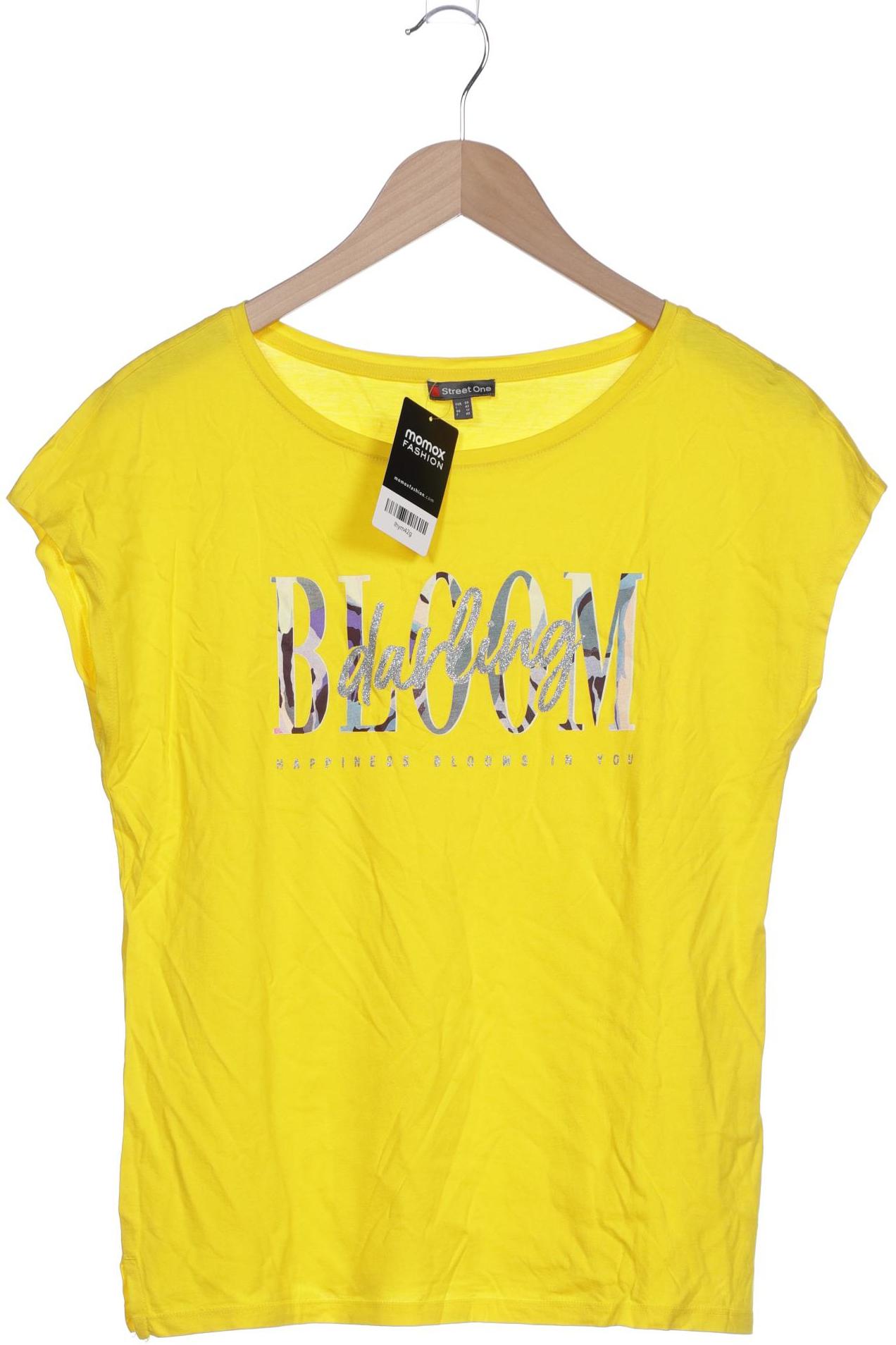 

Street One Damen T-Shirt, gelb, Gr. 38