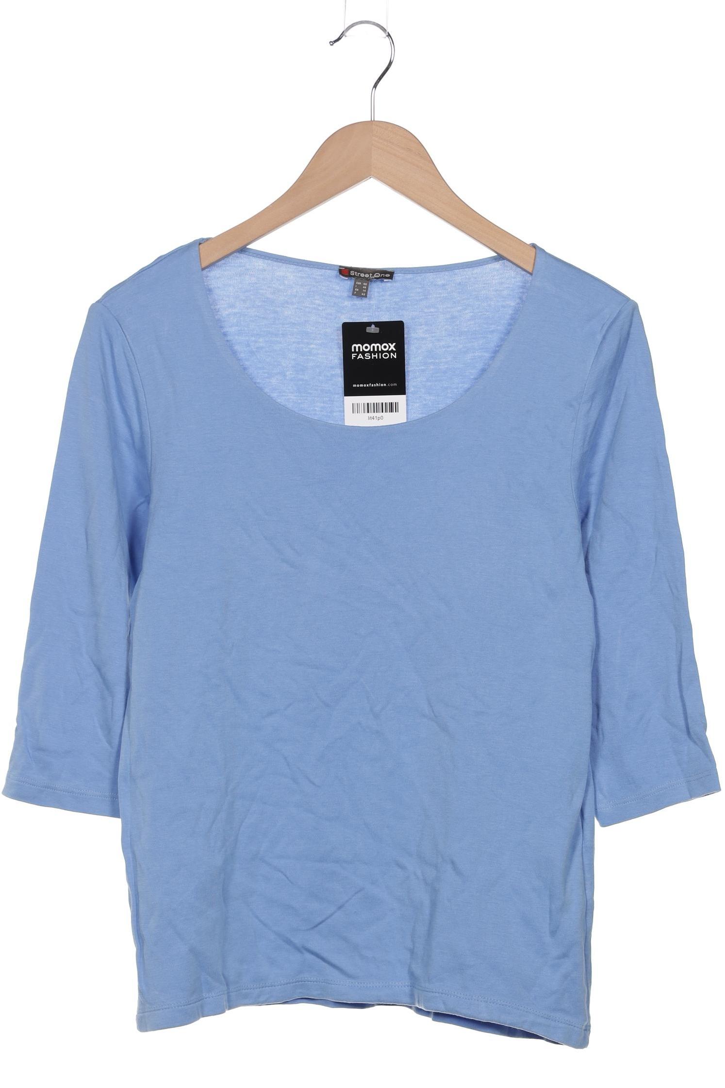 

Street One Damen Langarmshirt, blau, Gr. 40