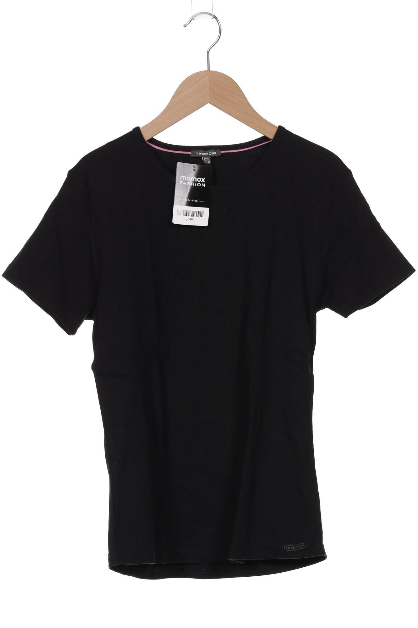 

Street One Damen T-Shirt, schwarz, Gr. 42