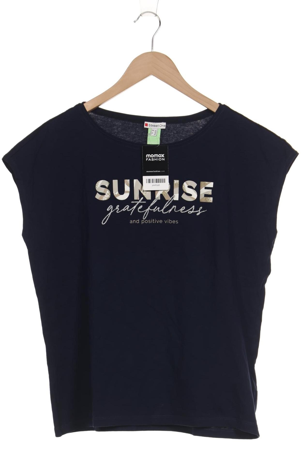 

Street One Damen T-Shirt, marineblau, Gr. 42