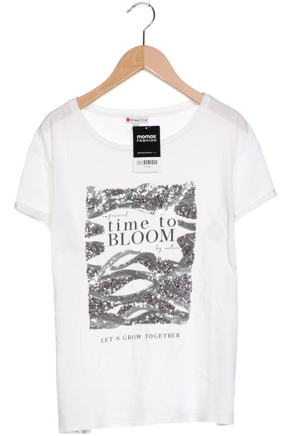 

Street One Damen T-Shirt, weiß, Gr. 38