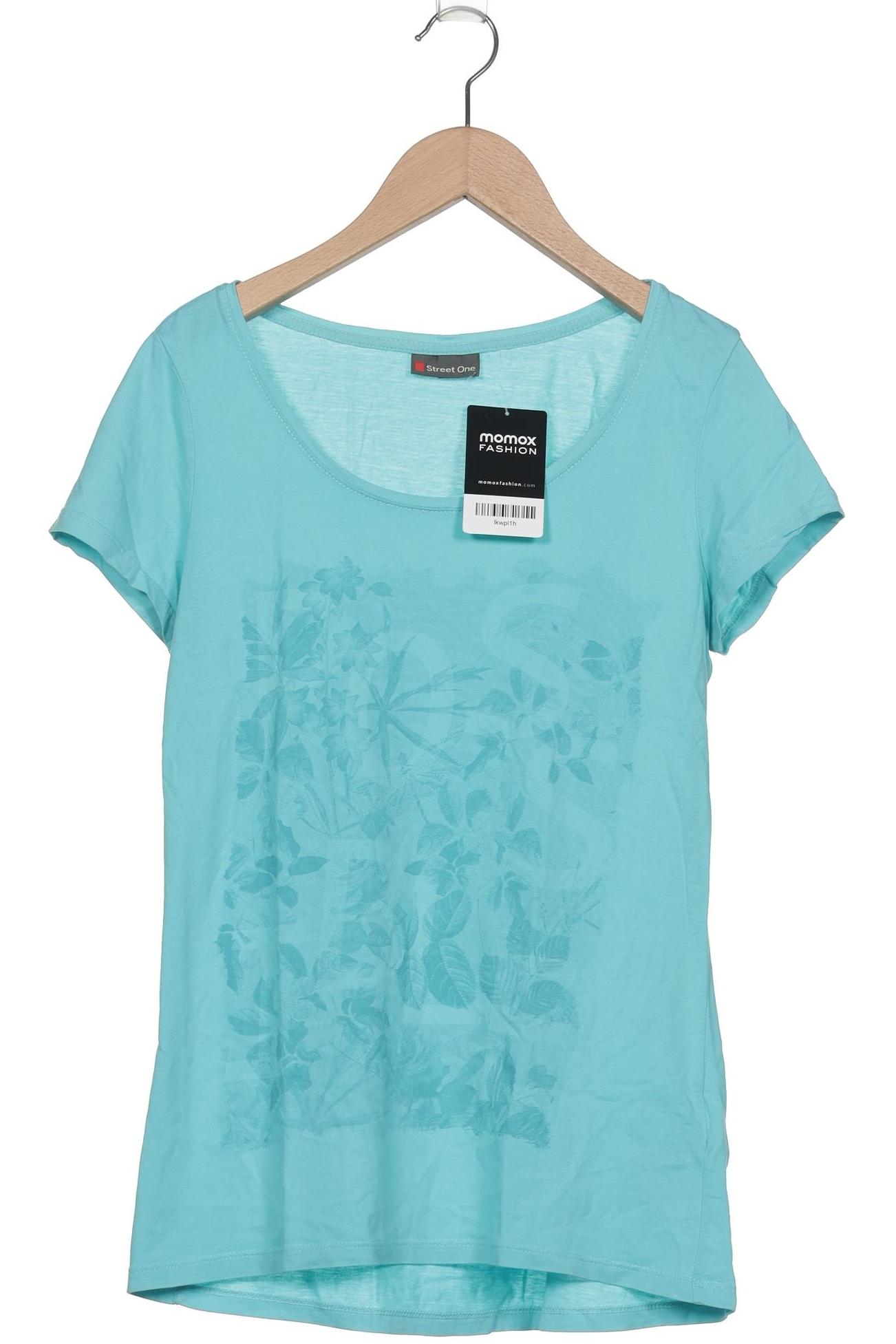 

Street One Damen T-Shirt, hellblau, Gr. 34