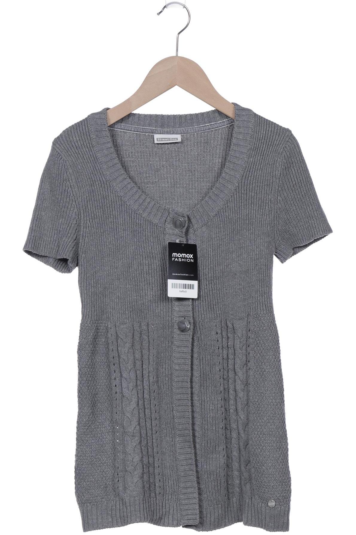 

Street One Damen Strickjacke, grau, Gr. 36