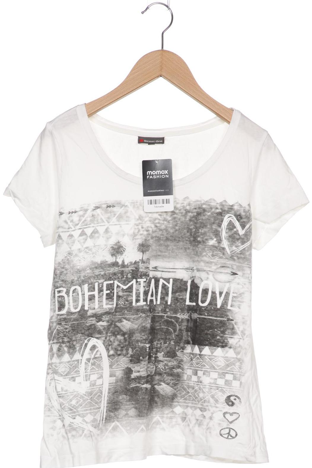 

Street One Damen T-Shirt, weiß, Gr. 36